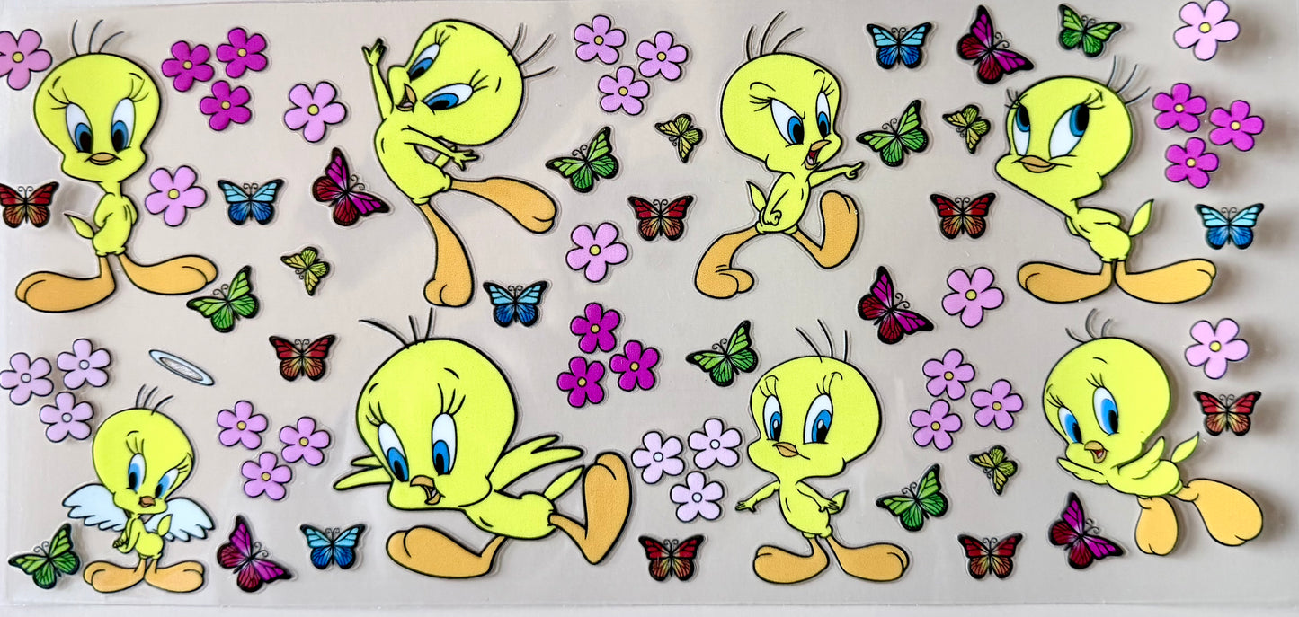 16oz decal, tweety bird