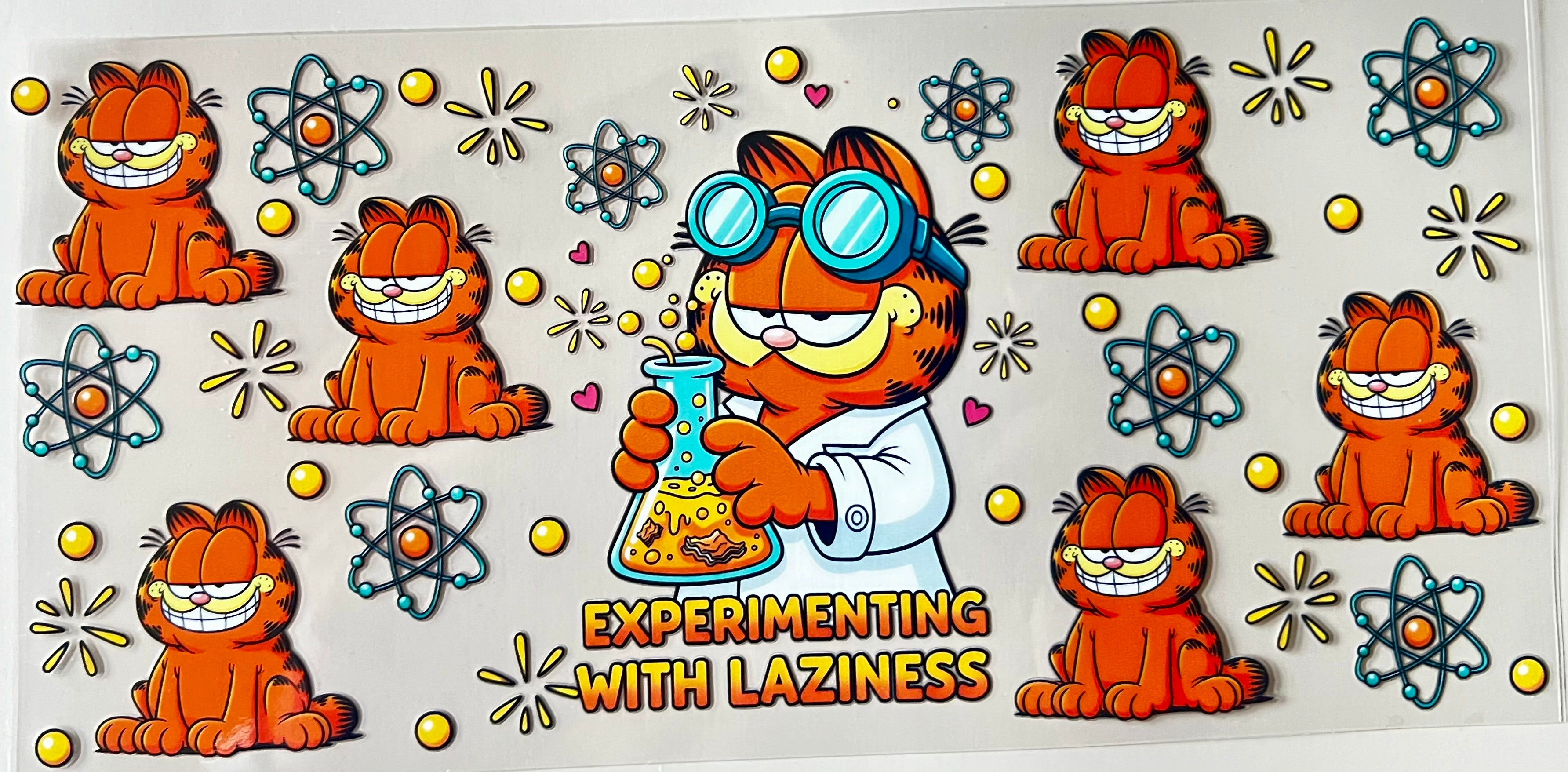 16oz cup wrap Garfield