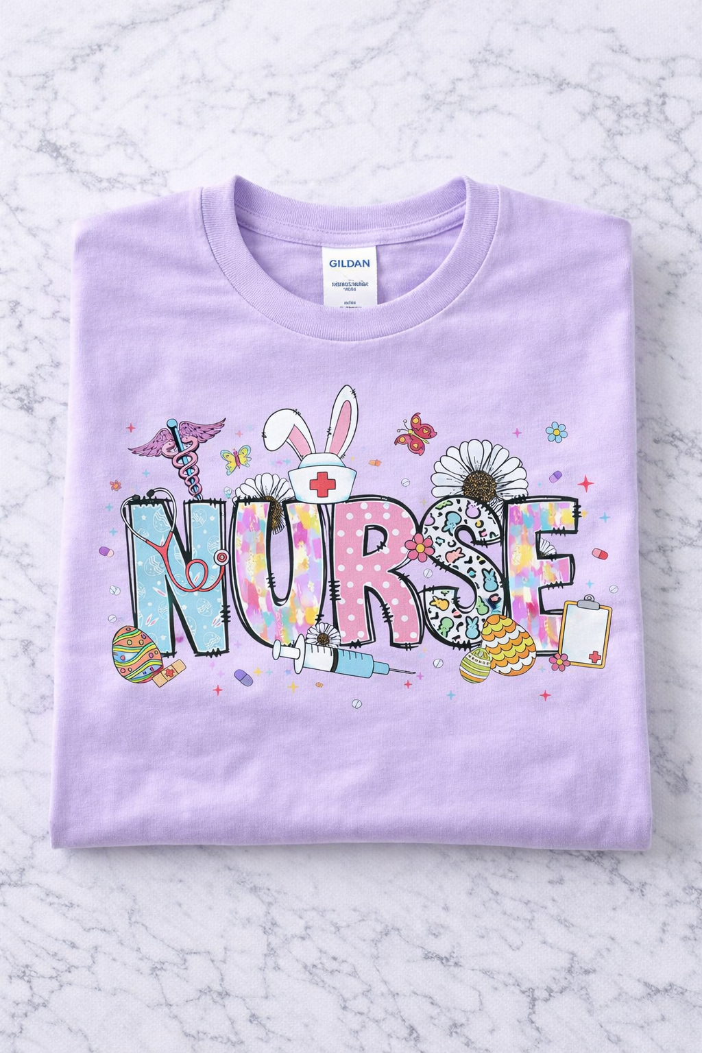 DTF Transfer, Easter, Nurse