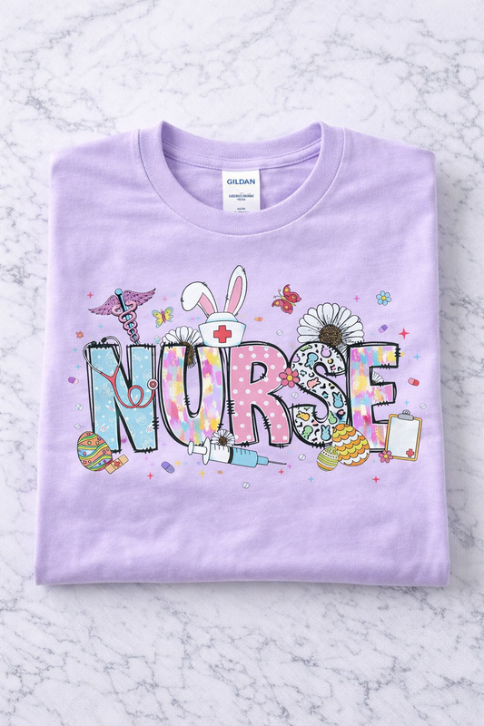 DTF Transfer, Easter, Nurse