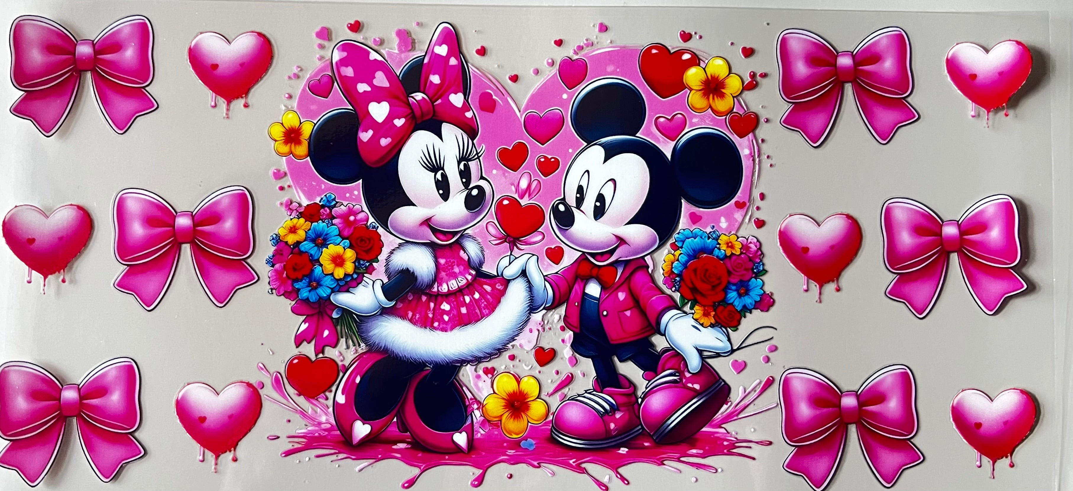 16oz cup wrap Minnie, Mickey