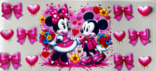 16oz cup wrap Minnie, Mickey