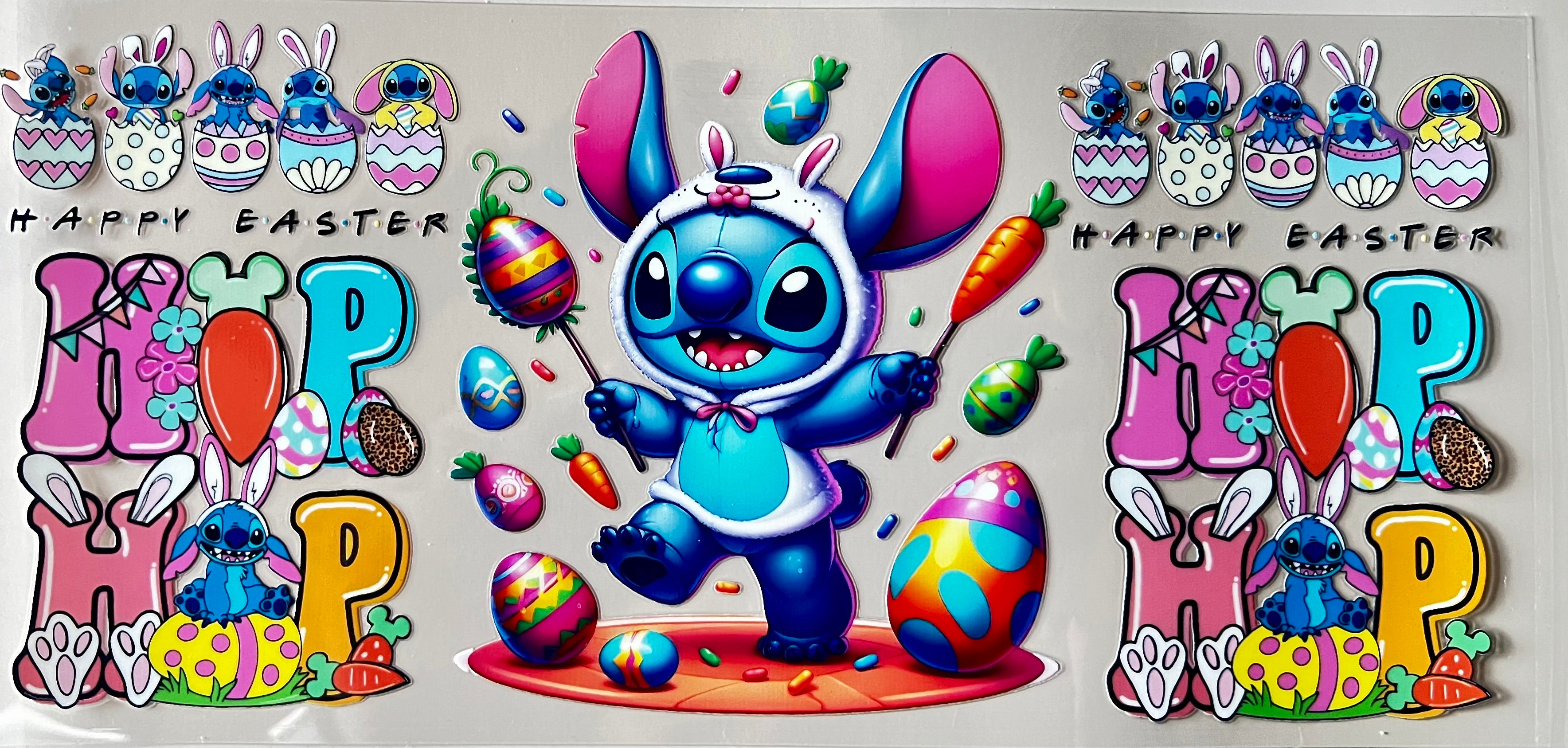 16oz cup wrap stitch, Easter