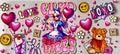 16oz cup wrap valentines, balloon dog, Cupid