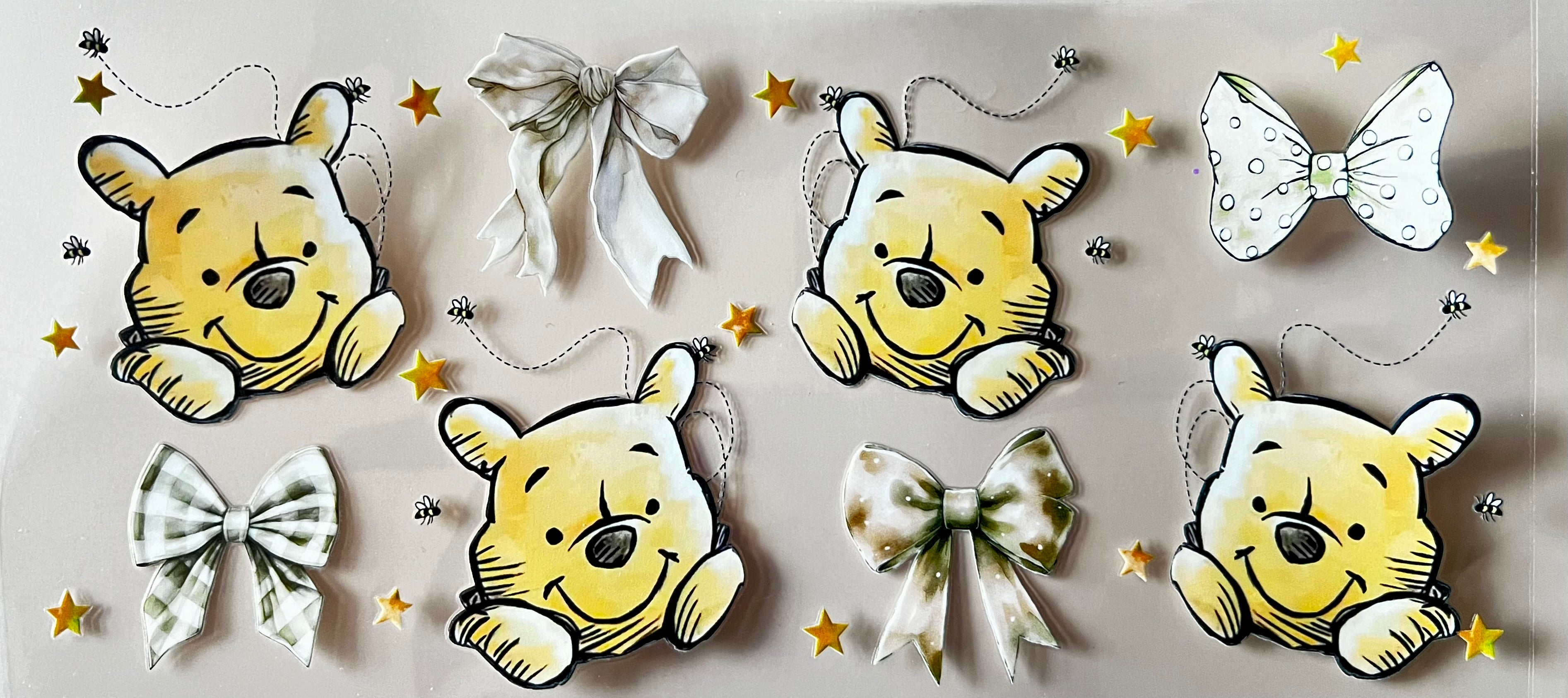 16oz cup wrap Winnie character