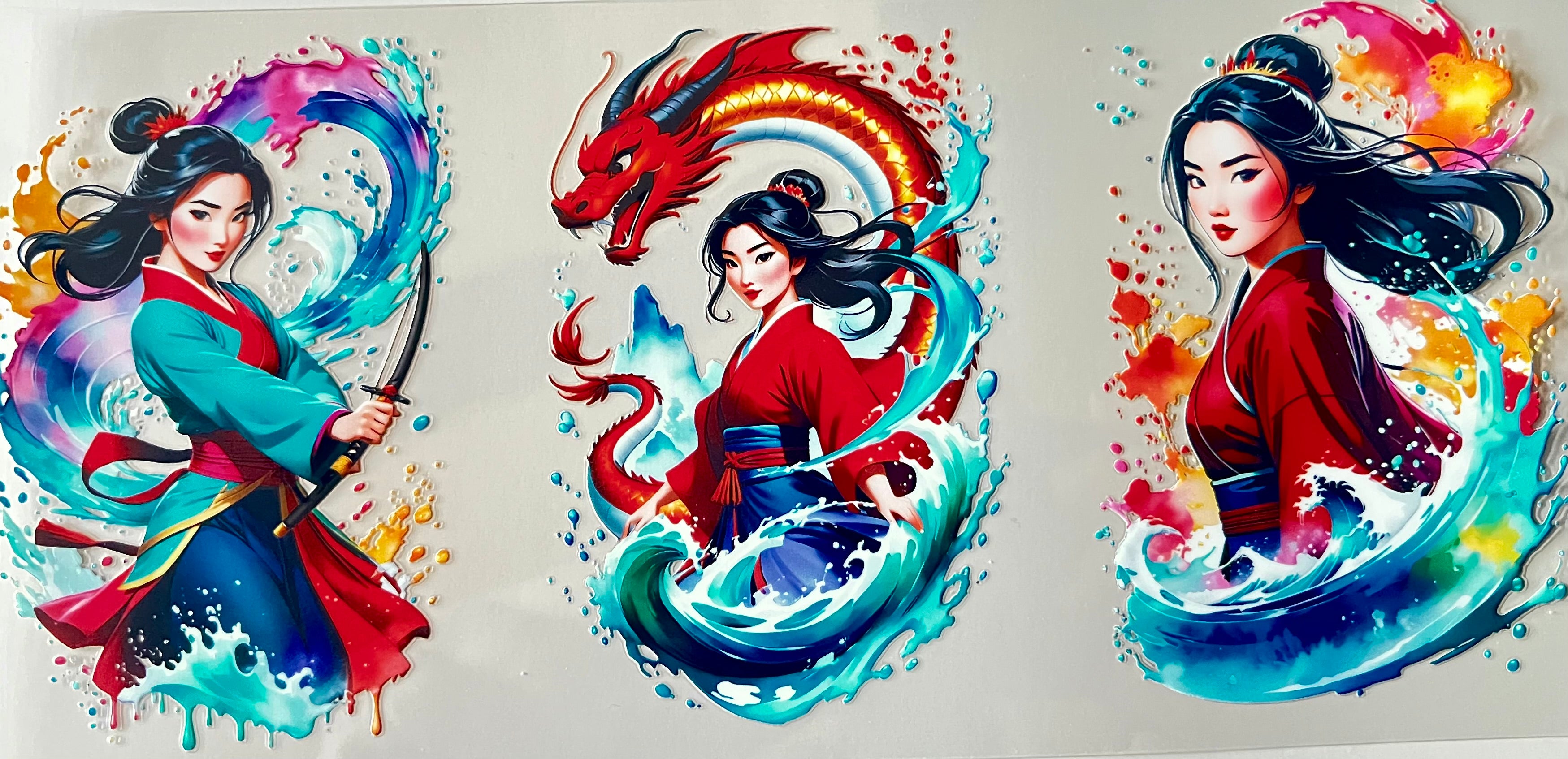 16oz cup wrap character