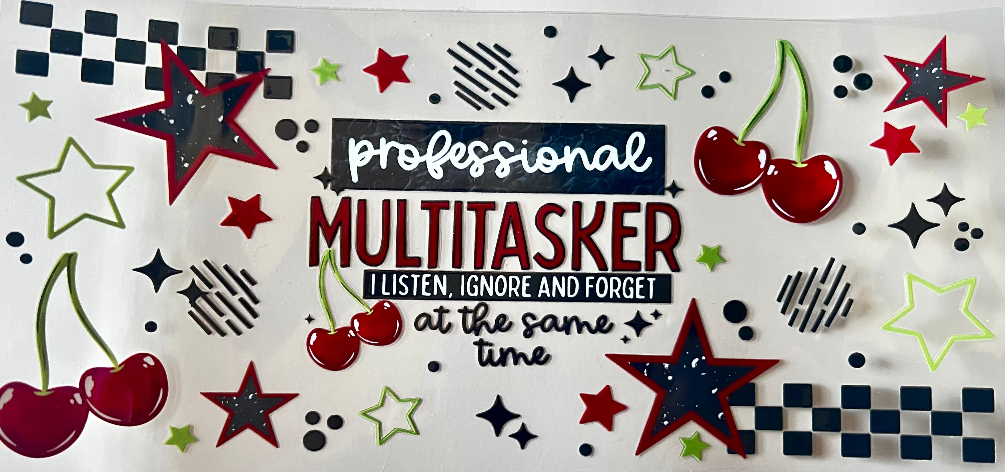 16oz cup wrap sarcastic multitasker