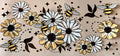 16oz decal, flowers, bees