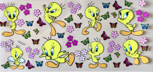 16oz decal, tweety bird