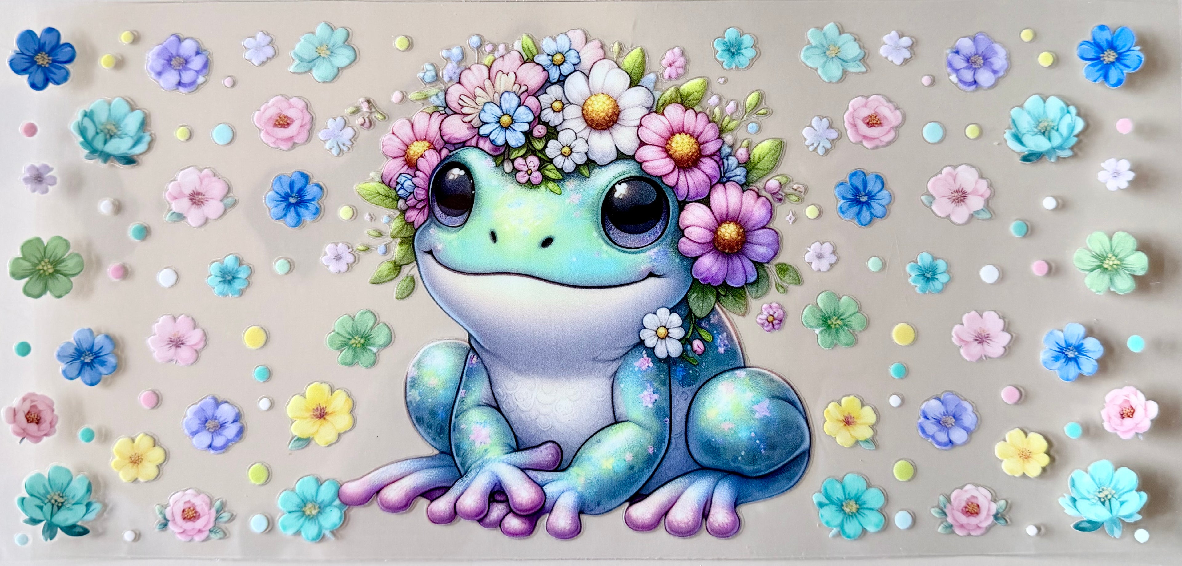 16oz decal, Frog