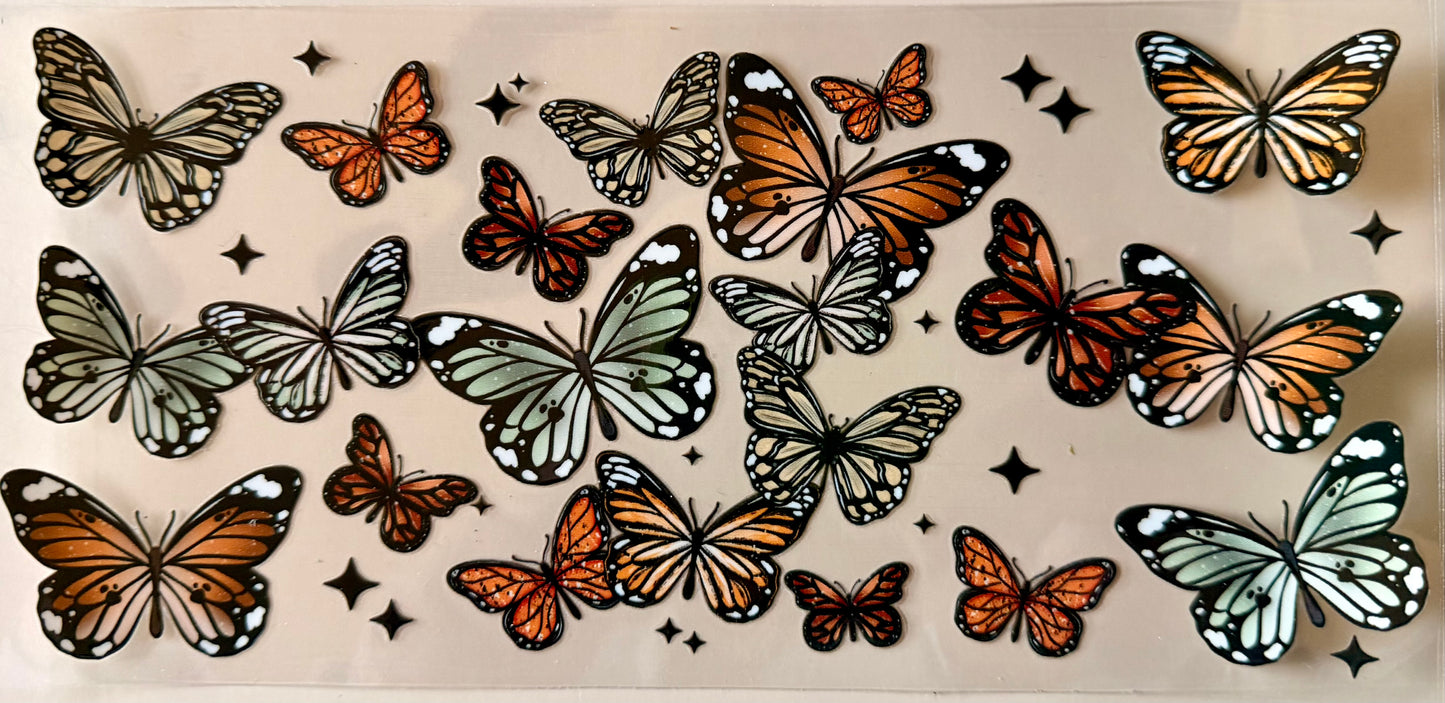 16oz decal, Butterfly
