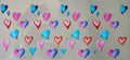 16oz decal, hearts, love