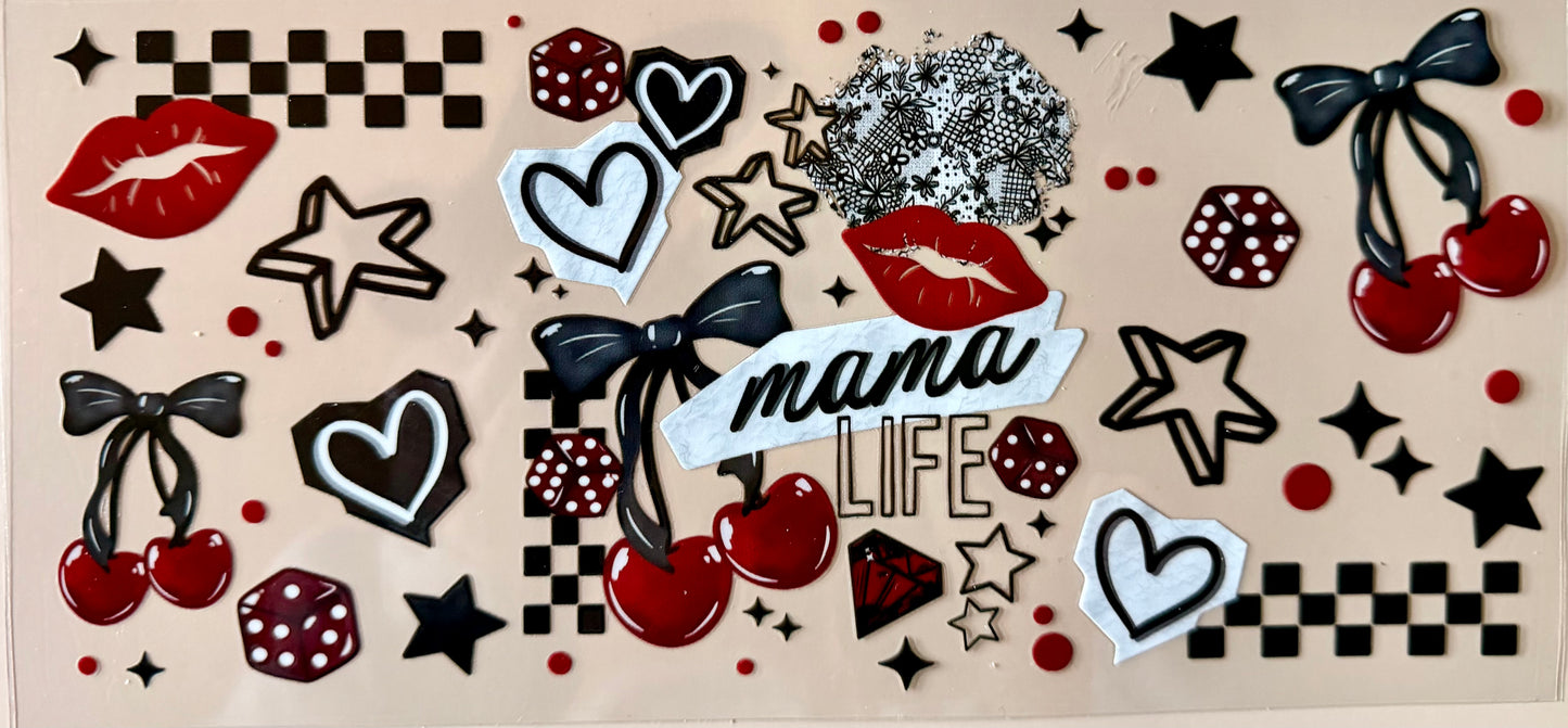 16oz decal, Mama