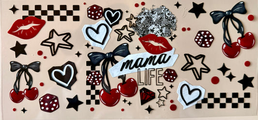16oz decal, Mama