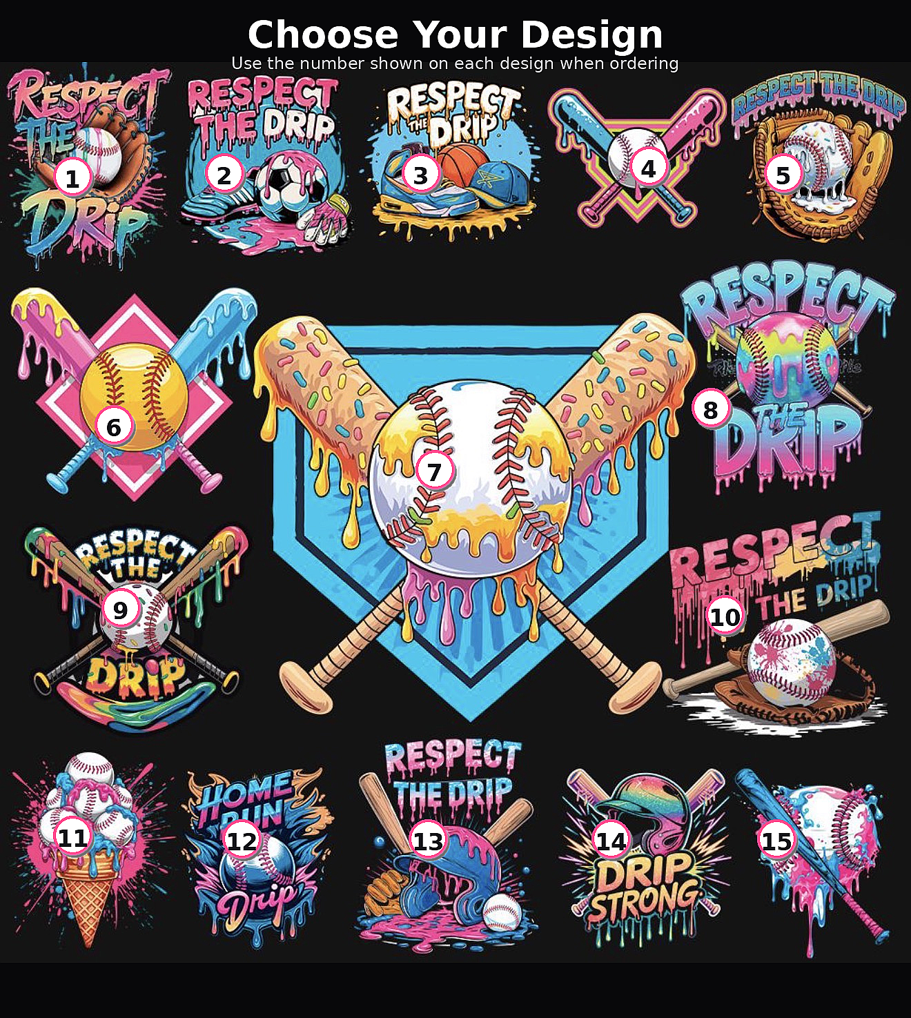 Sports Respect the Drip Shirt Designs